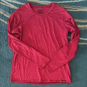 Patagonia Women's Long Sleeve Capilene Cool Daily UPF 50+ Shirt - Red